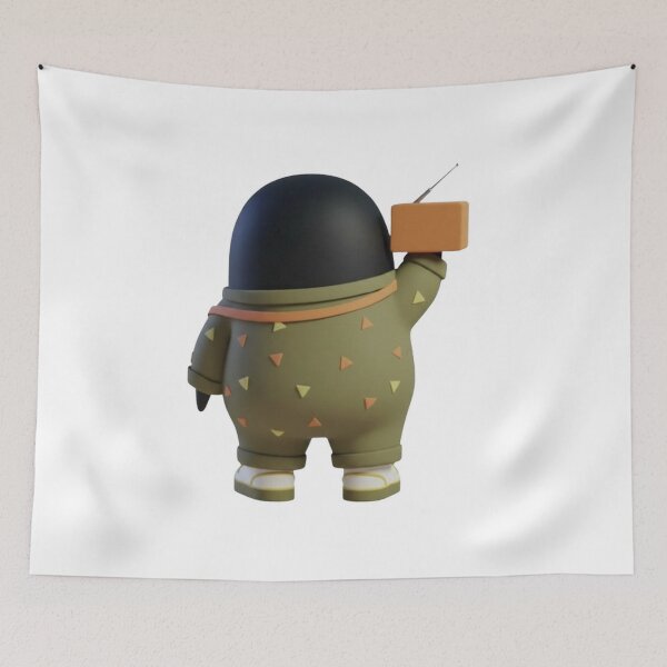Item preview, Retro POODY Penguin – Back View.Vintage Street Style Character Illustration designed and sold by HNstory.