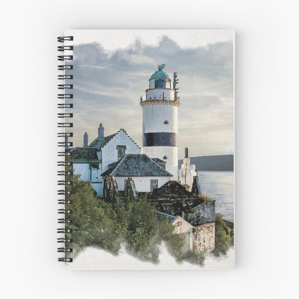 Item preview, Cloch Lighthouse Watercolour designed and sold by RJW Images.