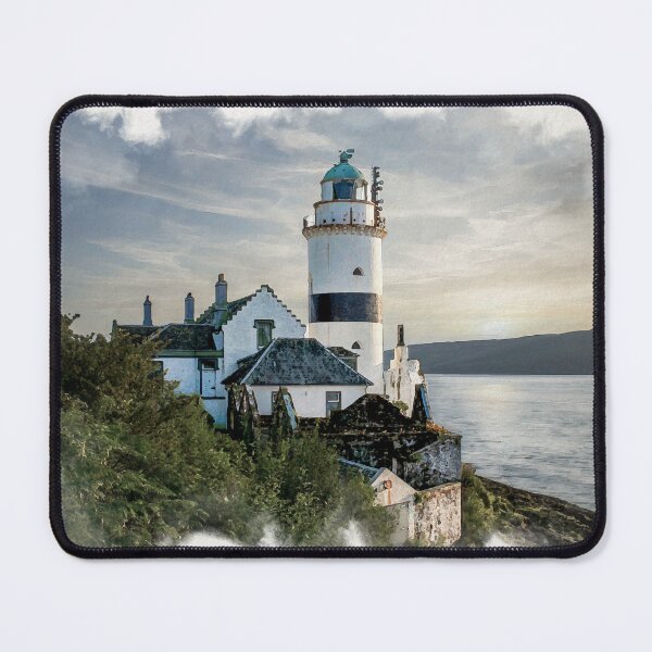 Item preview, Cloch Lighthouse Watercolour designed and sold by RJW Images.
