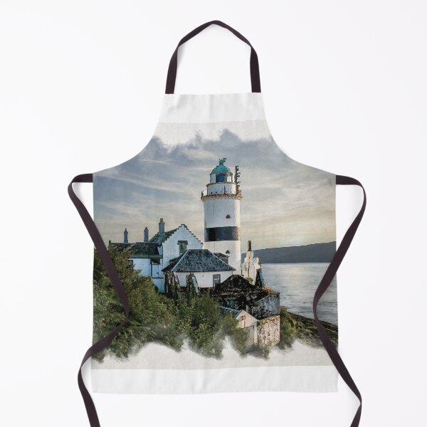 Item preview, Cloch Lighthouse Watercolour designed and sold by RJW Images.