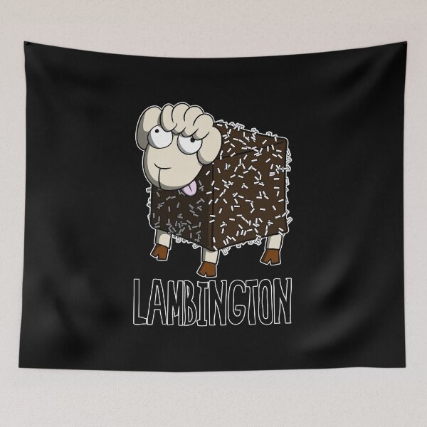 Item preview, Lambington (lamb + lamington= this excellent pun!) designed and sold by CJ-Cusack.