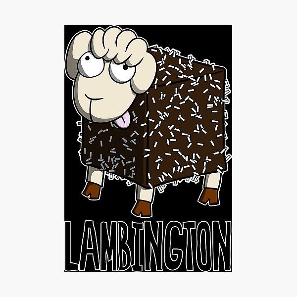 Item preview, Lambington (lamb + lamington= this excellent pun!) designed and sold by CJ-Cusack.