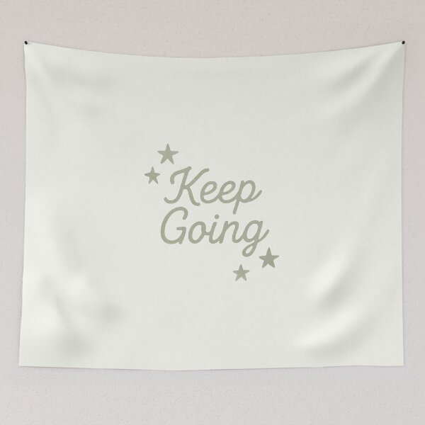 Item preview, Keep Going | Sage Green Motivation designed and sold by Polariszero.