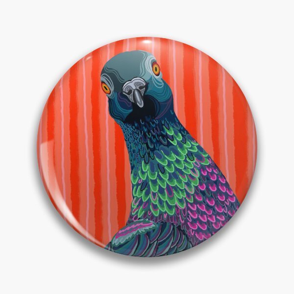 Item preview, Puzzled Pigeon - Hand Painted designed and sold by KateIvesArt.