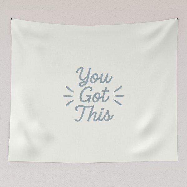 Item preview, You Got This | Soft Blue Encouragement designed and sold by Polariszero.