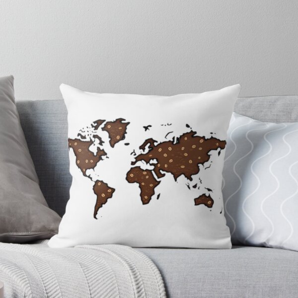 Item preview, Coffee Bean World Map Design designed and sold by SunkenCost.