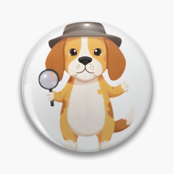 Item preview, Beagle Detective Investigates Clues designed and sold by SunkenCost.