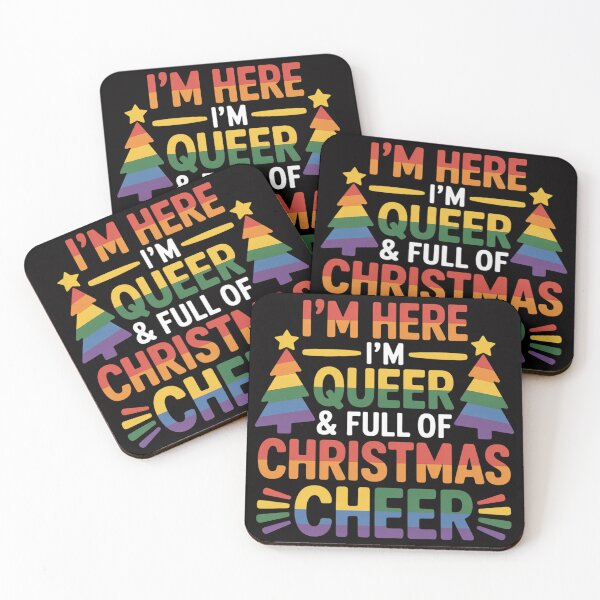 Item preview, Im Here Im Queer Christmas Pajama Cool LGBT-Q Gay Pride Xmas designed and sold by HermanTricia.