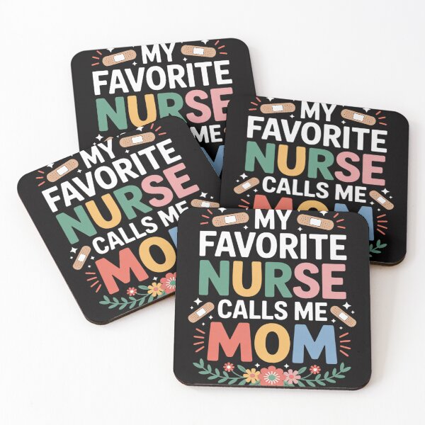 Item preview, My Favorite Nurse Calls Me Mom Stethoscope Mother Nurse designed and sold by HermanTricia.