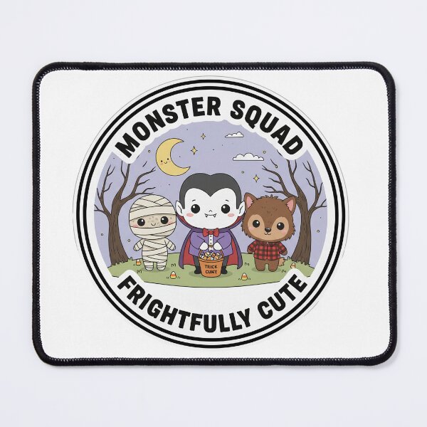 Item preview, Monster Squad Frightfully Cute: Chibi Vampire, Mummy & Werewolf Trio designed and sold by GeminiDaydreamer.