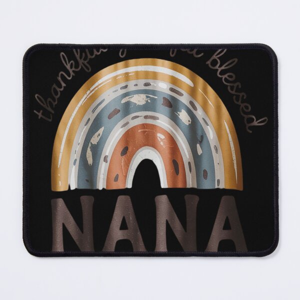 Item preview, Womens bozY Rainbow Thankful Nana Pumpkin Fall Autumn Thanksgiving designed and sold by NailMolisa.