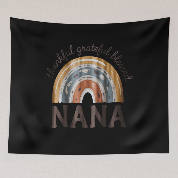 Item preview, Womens bozY Rainbow Thankful Nana Pumpkin Fall Autumn Thanksgiving  designed and sold by NailMolisa.