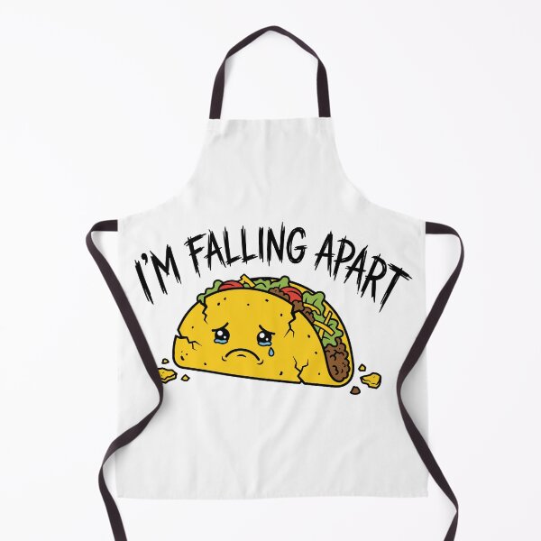 Item preview, I’m Falling Apart Funny Taco Mood Food Humor Design designed and sold by CreativeHymms.
