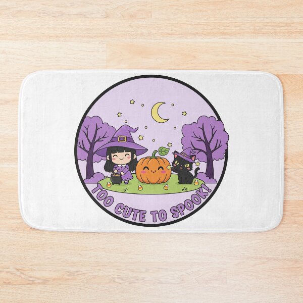 Item preview, Frightfully Cute Chibi Witch and Pumpkin Trick or Treat  designed and sold by GeminiDaydreamer.