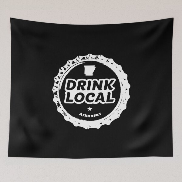 Item preview, Drink Local Arkansas Craft Beer Bottle Cap designed and sold by graf1k.