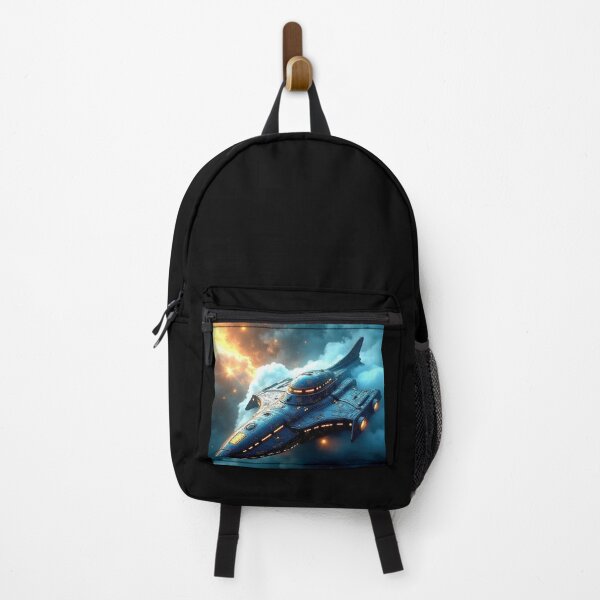 Item preview, Nebula Drift – Futuristic Starship in Cosmic Clouds designed and sold by Dogandesighn.