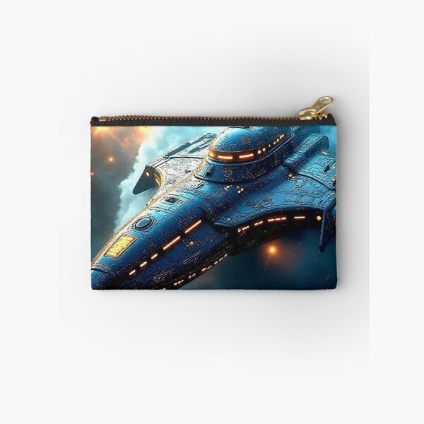 Item preview, Nebula Drift – Futuristic Starship in Cosmic Clouds designed and sold by Dogandesighn.