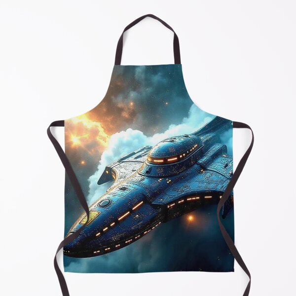 Item preview, Nebula Drift – Futuristic Starship in Cosmic Clouds designed and sold by Dogandesighn.