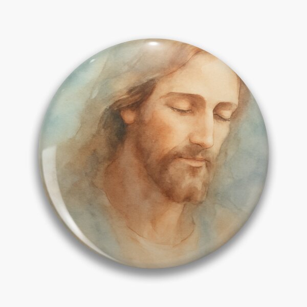 Item preview, Jesús en acuarela designed and sold by Piece Together Faith.