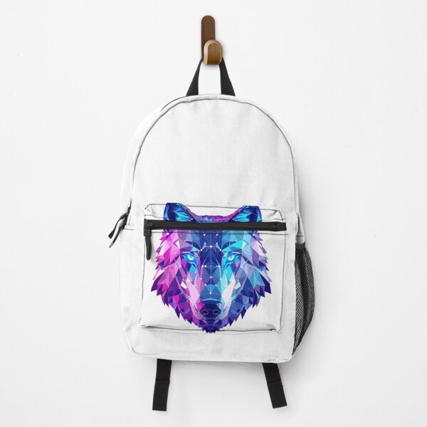 Item preview, Vibrant Geometric Wolf for Print Design designed and sold by Wonderful Designs.