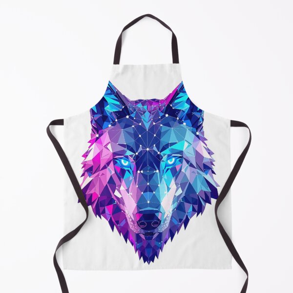 Item preview, Vibrant Geometric Wolf for Print Design designed and sold by Wonderful Designs.
