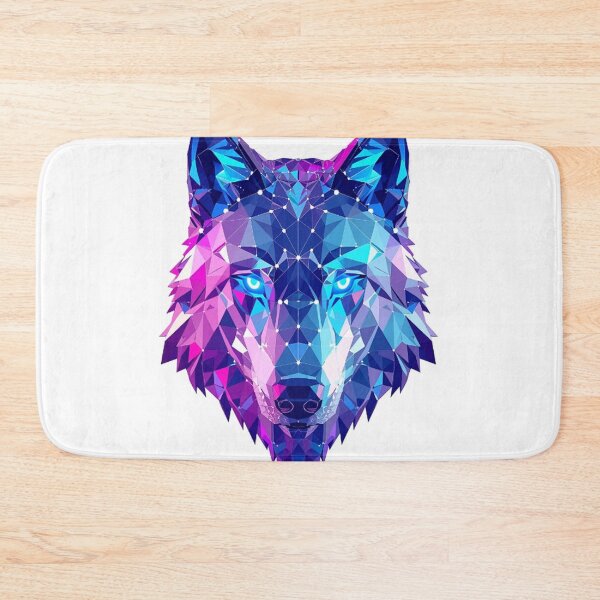 Item preview, Vibrant Geometric Wolf for Print Design designed and sold by Wonderful Designs.