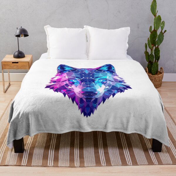Item preview, Vibrant Geometric Wolf for Print Design designed and sold by Wonderful Designs.