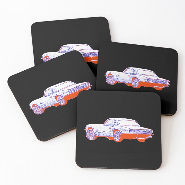 Item preview, Classic Triumph Spitfire British sports car red white blue designed and sold by soitwouldseem.