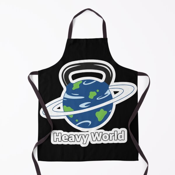 Item preview, Kettlebell Planet Heavy World - Minimalist Fitness Art designed and sold by Skill_&_Stone.