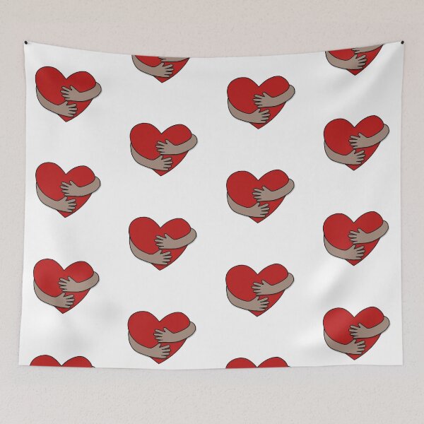 Item preview, Hugging Heart - Embraced Love Graphic designed and sold by Vector Woofs.