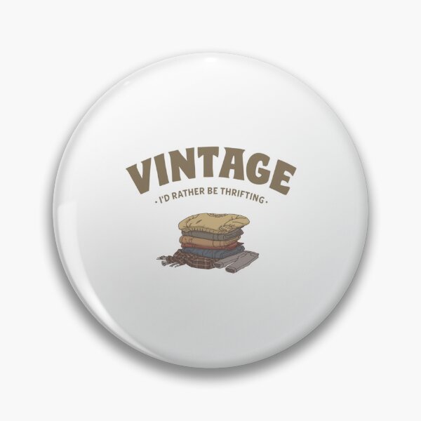 Item preview, Vintage I'd Rather Be Thrifting  designed and sold by Tomasz  Siennicki.