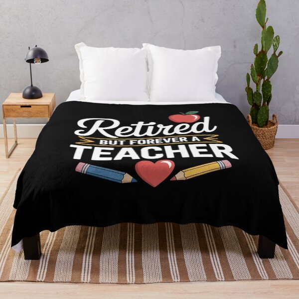 Item preview, Retired But Forever A Teacher At Heart Teacher Retirement  designed and sold by MyzoToyota.