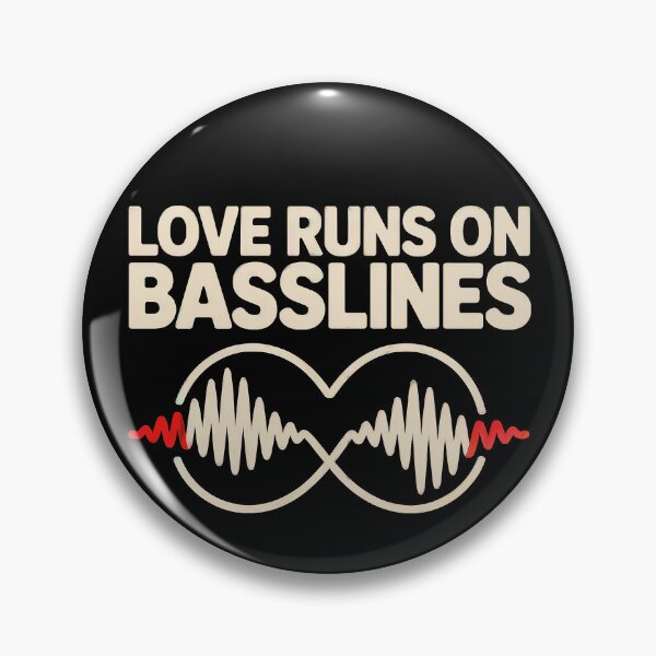 Item preview, Love Runs on Basslines – Valentine Bass Music Design designed and sold by BassRooted.
