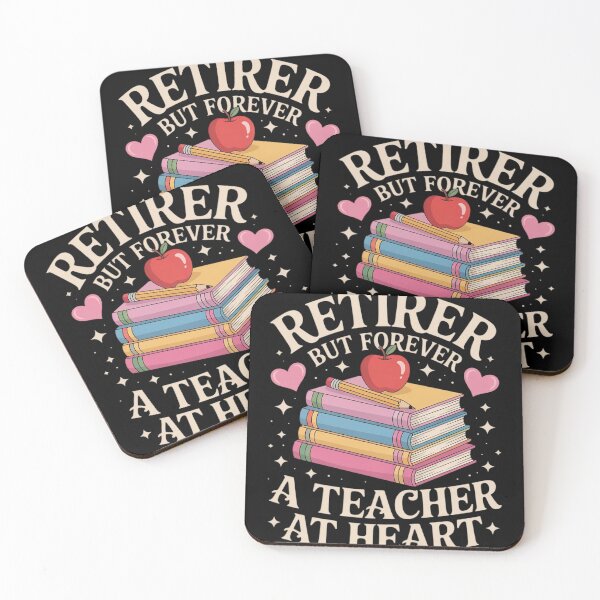 Item preview, Retired but Forever a Teacher at Heart Teacher Retirement 2  designed and sold by MyzoToyota.