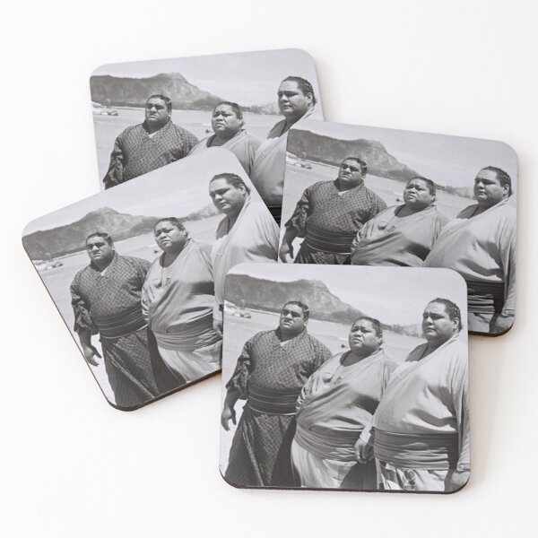 Item preview, Sumo Legends Musashimaru, Konishiki and Akebono in Oahu designed and sold by Myōhō Print Co..