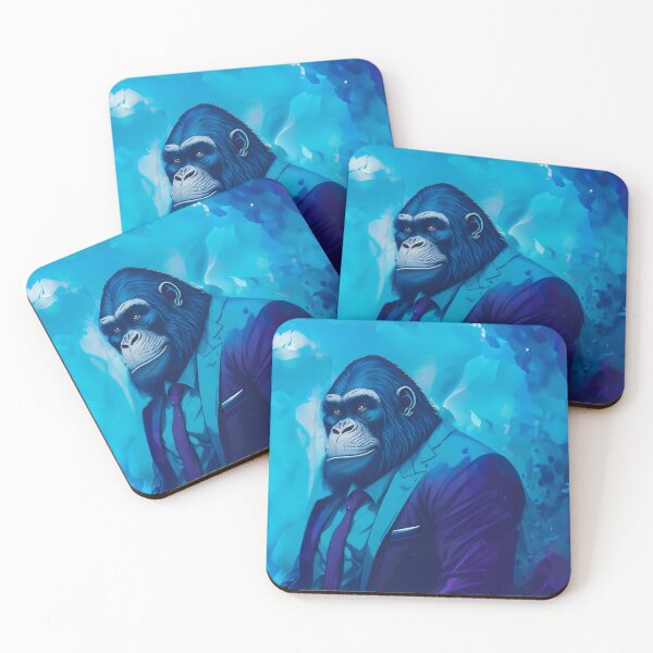 Item preview, Blue Chip Ape - Professional Retail Investor Diamond Hands designed and sold by misticalplace.