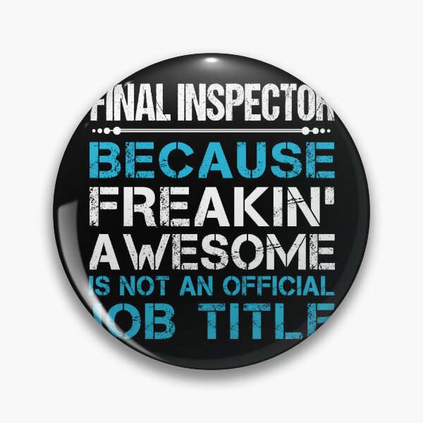 Item preview, Final Inspector designed and sold by SperryRoger.