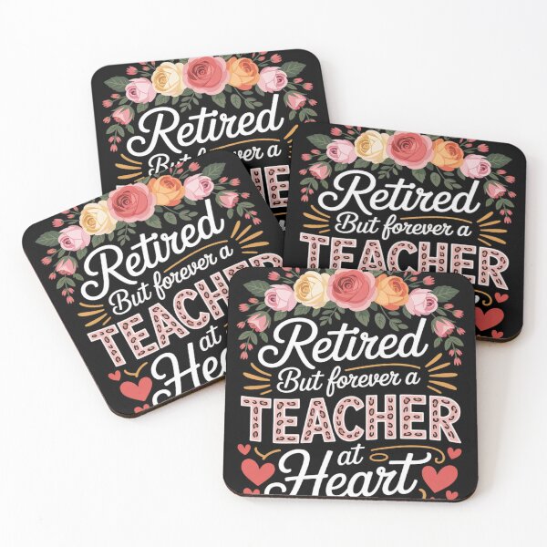 Item preview, Retired But Forever A Teacher At Heart Teaching Retirement  designed and sold by MyzoToyota.