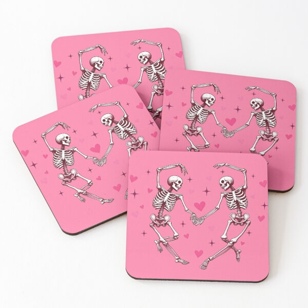Artikelvorschau, Skelett-Liebesgeschenk zum Valentinstag für Sie und Ihn: Tanzendes Skelett entworfen und verkauft von Thread&Fable.