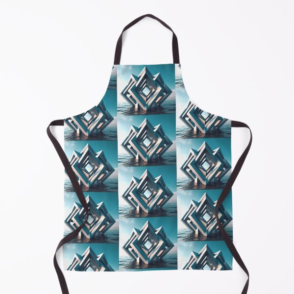 Item preview, Reflected Structure – Geometric Calm in Water designed and sold by Dogandesighn.