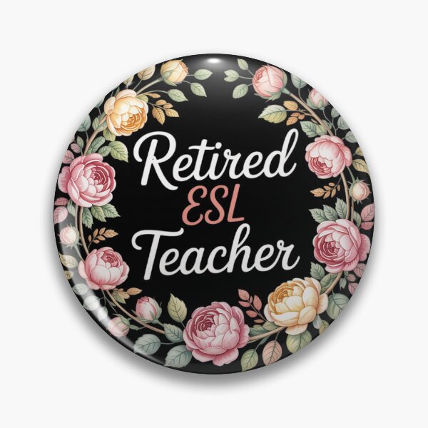 Item preview, Retired ESL Language Teacher Female Retirement Floral  designed and sold by MyzoToyota.