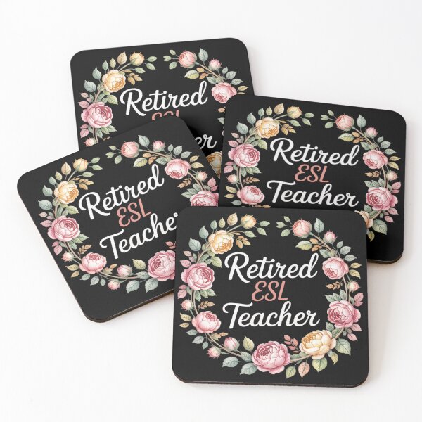 Item preview, Retired ESL Language Teacher Female Retirement Floral  designed and sold by MyzoToyota.
