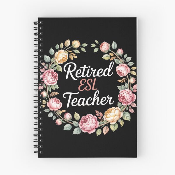 Item preview, Retired ESL Language Teacher Female Retirement Floral  designed and sold by MyzoToyota.