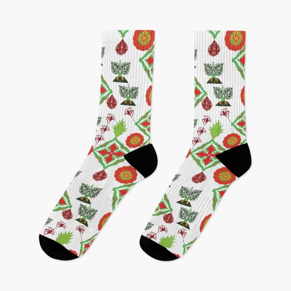 Item preview, Fresh Folk Floral Pattern designed and sold by OIL Pattern Design .