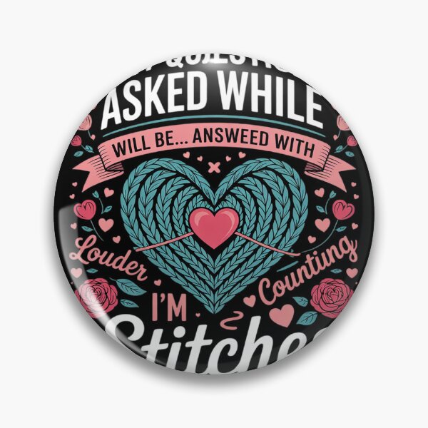 Item preview, Any Question Asked While I'm Counting Stitches Funny Crochet designed and sold by NailMolisa.