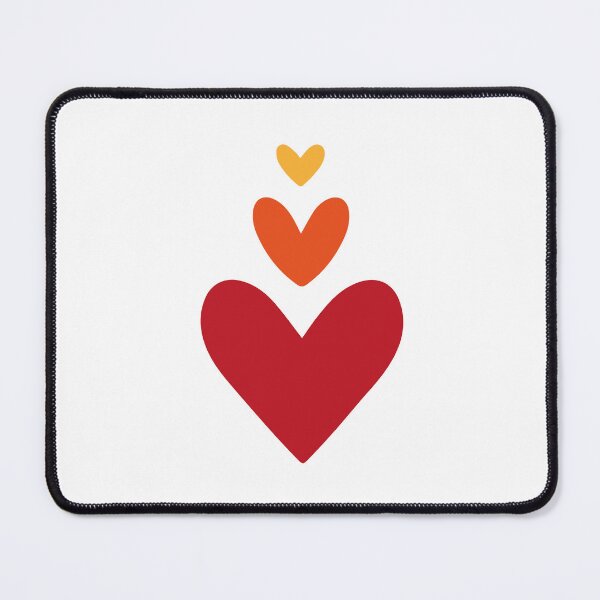Item preview, Vertical Heart Stack - Sunshine to Love Gradient designed and sold by Vector Woofs.