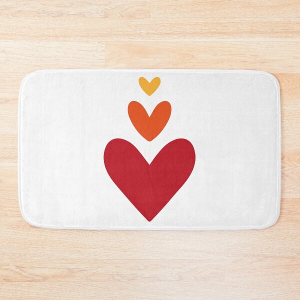 Item preview, Vertical Heart Stack - Sunshine to Love Gradient designed and sold by Vector Woofs.