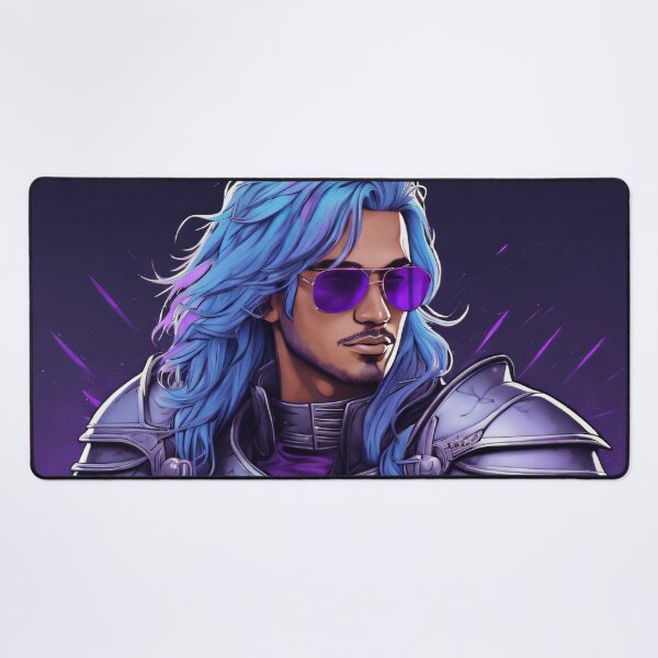 Aperçu de l'œuvre Version III de Cyberknight des années 80 - Style Retrowave créée et vendue par NovaIce.