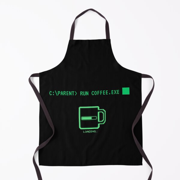 Item preview, Run Coffee.exe - Retro MS-DOS Parent Loading Bar designed and sold by MadeInNapTime.