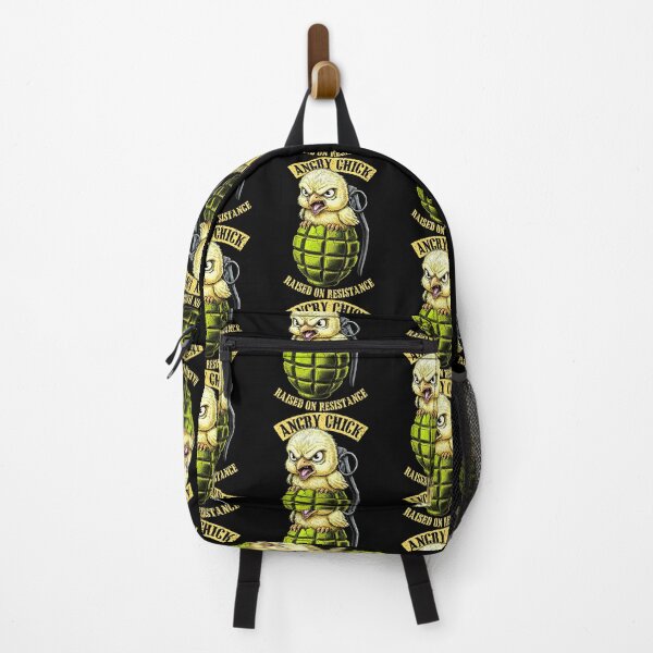 Item preview, Funny Feminist Angry Chick Grenade Raised On Resistance designed and sold by GrandeDuc.